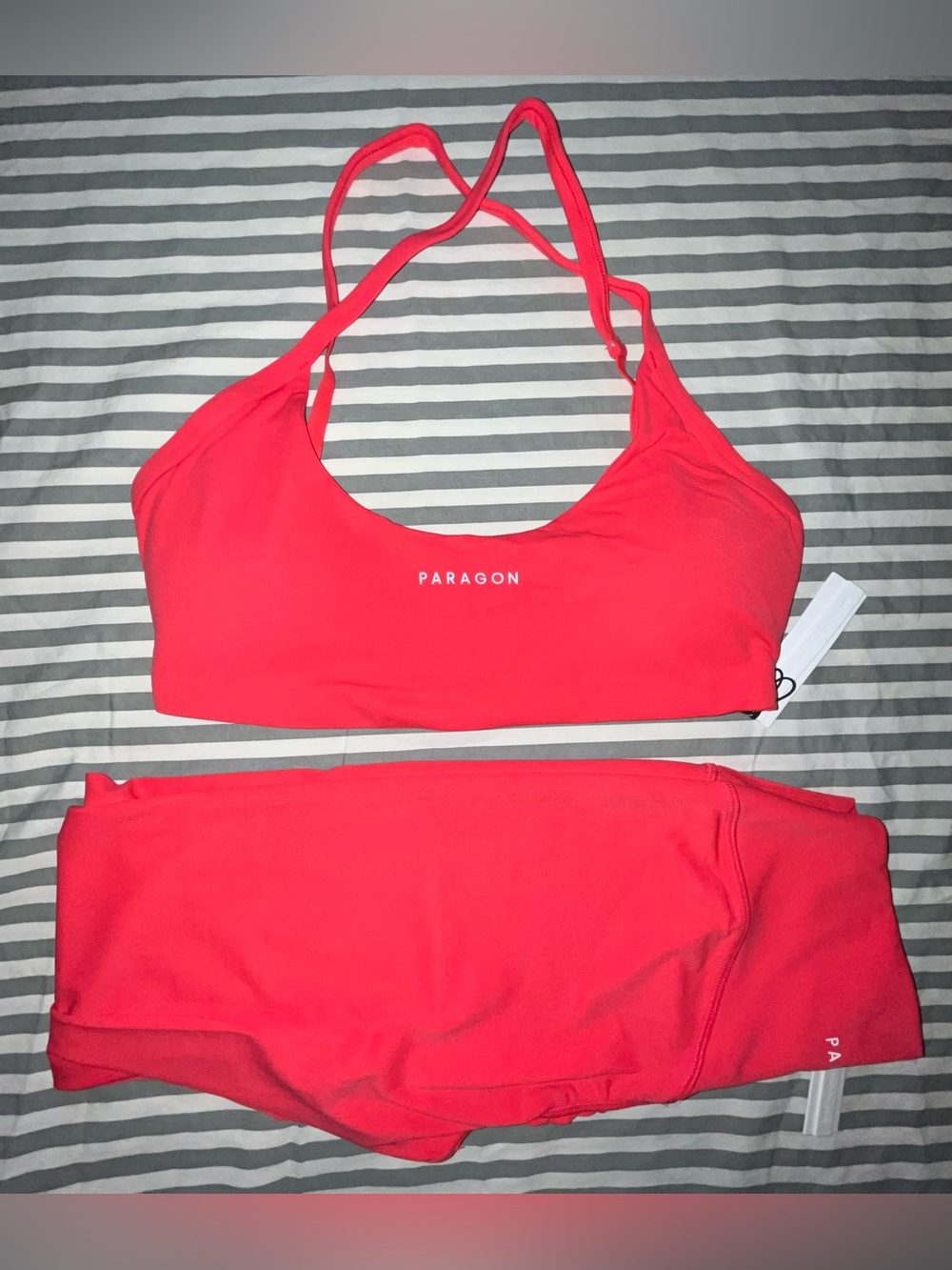 Paragon Recstretch Limitless Crossback Bra + Mid-Rise Sculptseam Plus Leg Sz M